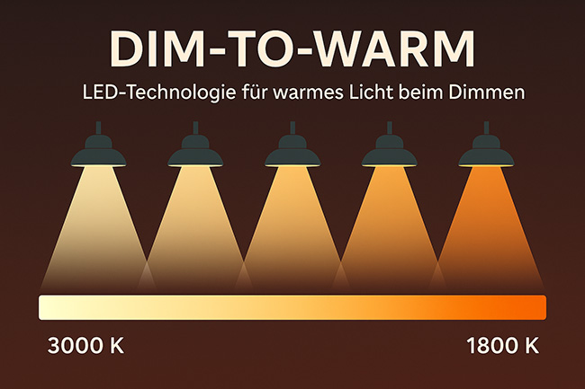 Dim-to-Warm � Beispielgrafik