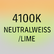 Farbtemperatur 4100K Neutralwei�/Lime Symbol