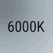 Farbtemperatur 6000K kaltwei� Symbol
