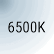 Farbtemperatur 6500K kaltweiss Symbol