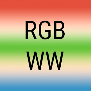 Farbtemperatur RGB+WW Symbol