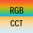 Farbtemperatur RGB+CCT Symbol