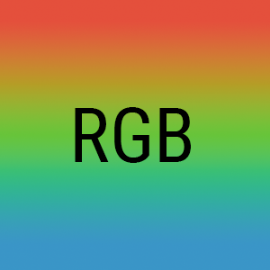 Farbtemperatur RGB Symbol