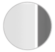 Artikelfarbe Wei� matt/Chrom Symbol